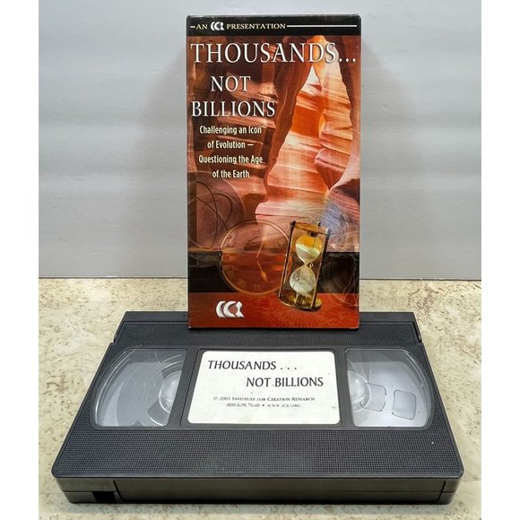 ICR VHS The Revelation Record and Thousands Not Billions Creation Research - Picture 3 of 9